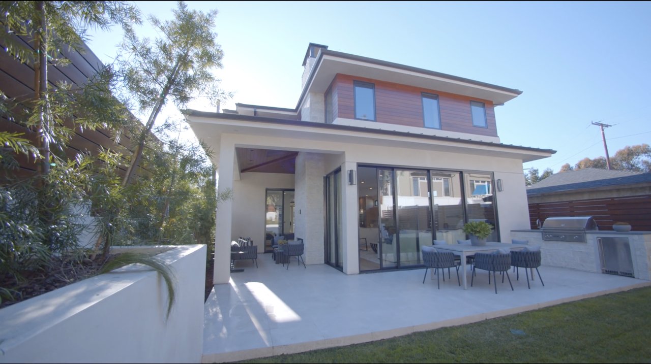 Casa moderna con aislación térmica